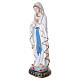 Our Lady of Lourdes painted fibreglass statue, 47 in, for outdoor use s8
