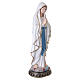 Our Lady of Lourdes painted fibreglass statue, 47 in, for outdoor use s9