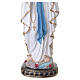 Estatua Virgen de Lourdes 120 cm fibra de vidrio pintada para exterior s10