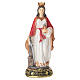 Saint Barbara statue 20 cm painted resin s1