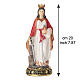 Saint Barbara statue 20 cm painted resin s3
