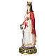 Saint Barbara statue 20 cm painted resin s4