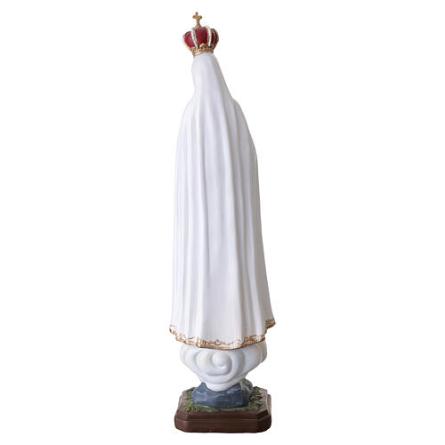 Our Lady of Fatima 24-inch hand-painted resin statue on Tree of Life 6
