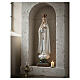 Estatua 60 cm resina pintada Virgen de Fátima  sobre Árbol de la Vida s2