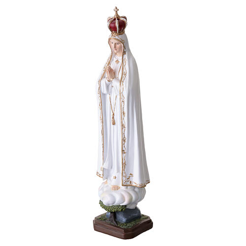 Statua 60 cm resina dipinta Madonna di Fatima su Albero della Vita 4