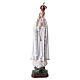 Statua 60 cm resina dipinta Madonna di Fatima su Albero della Vita s1