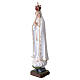 Lady of Fatima statue painted resin on Tree of Life, 60 cm s4