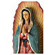 Notre-Dame de Guadalupe 100x40x20 cm fibre de verre peinte à la main pour intérieur et extérieur s4