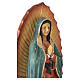 Statua Madonna di Guadalupe 100 cm vetroresina dipinta a mano per esterno s6