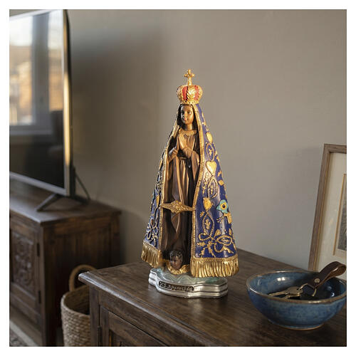 Nostra Signora Aparecida 20 cm resina 2