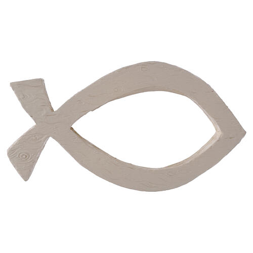 Ichthys resina effetto legno opaco intagliato 10x20 cm 1