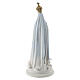Our Lady of Fatima statue on cloud with doves in resin, 10 cm s4