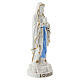 Figurka Matki Bożej z Lourdes z żywicy z pozłacanym różańcem, 20 cm s3
