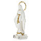 Statue Vierge Miraculeuse 20 cm en résine avec auréole dorée s2