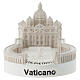 Basílica de San Pedro en miniatura de resina 5 cm s1