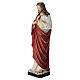 Najświętsze Serce Jezusa, figura z żywicy i gipsu, czerwona, 40 cm s6