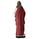 Najświętsze Serce Jezusa, figura z żywicy i gipsu, czerwona, 40 cm s8
