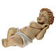 Niño Jesús dormido PVC efecto madera 40x20 cm belén 120 cm s5