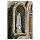 Statue Notre‑Dame de Fatima poudre de marbre blanc de Carrare 60 cm s6