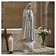 Figura Matki Boskiej Fatimskiej z białego marmuru, 60 cm s4