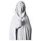 Madonna della rosa polvere marmo di Carrara naturale bianco 70 cm s3