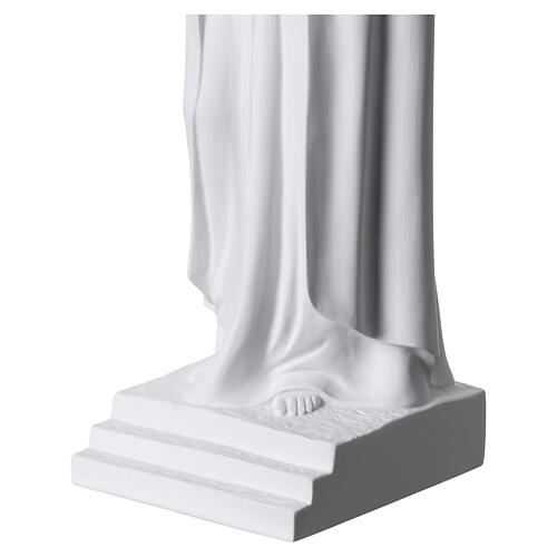 Madonna della Rosa –– proszek marmuru Carrara, biała, 70 cm 8