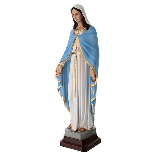 Estatua de fibra de vidrio pintada Virgen Milagrosa 100 cm 5