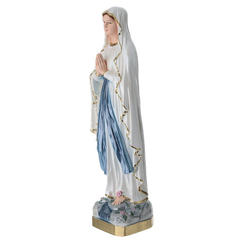 Statua in gesso perlato Madonna di Lourdes 40 cm 4