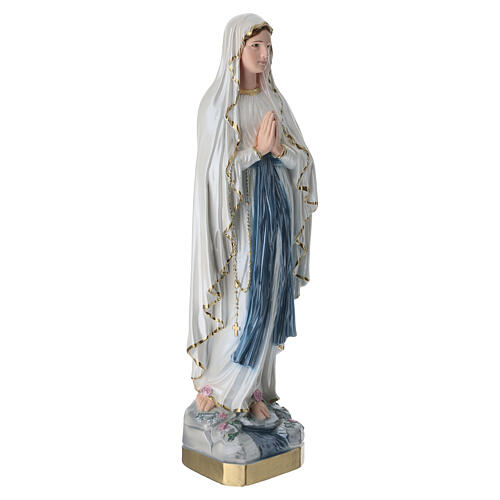 Figurka gipsowa Matka Boża z Lourdes, 40 cm, perłowe wykończenie 6