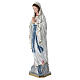 Statua Madonna di Lourdes in gesso perlato  60 cm s4
