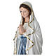 Figura Matki Bożej z Lourdes, gips z perłowym wykończeniem, 60 cm s3