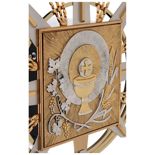 Tabernacle for wall with eucharistic symbols 6