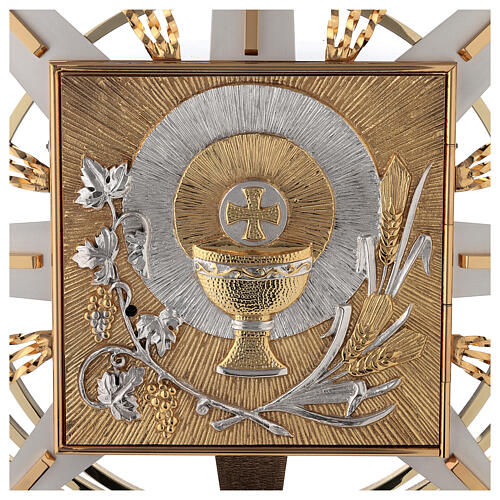 Tabernacle for wall with eucharistic symbols 2