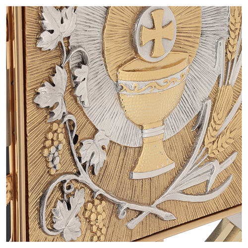 Tabernacle for wall with eucharistic symbols 8