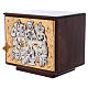 Altar Tabernacle with Last Supper in wood and cast brass s4