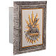Wall Tabernacle with Lamb of God in bronze and brass s5
