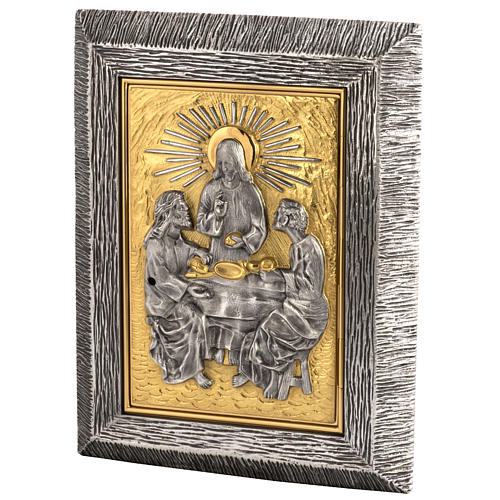 Wall Tabernacle Last Supper in brass with bronze details 1