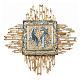Wall tabernacle bicolor brass s1