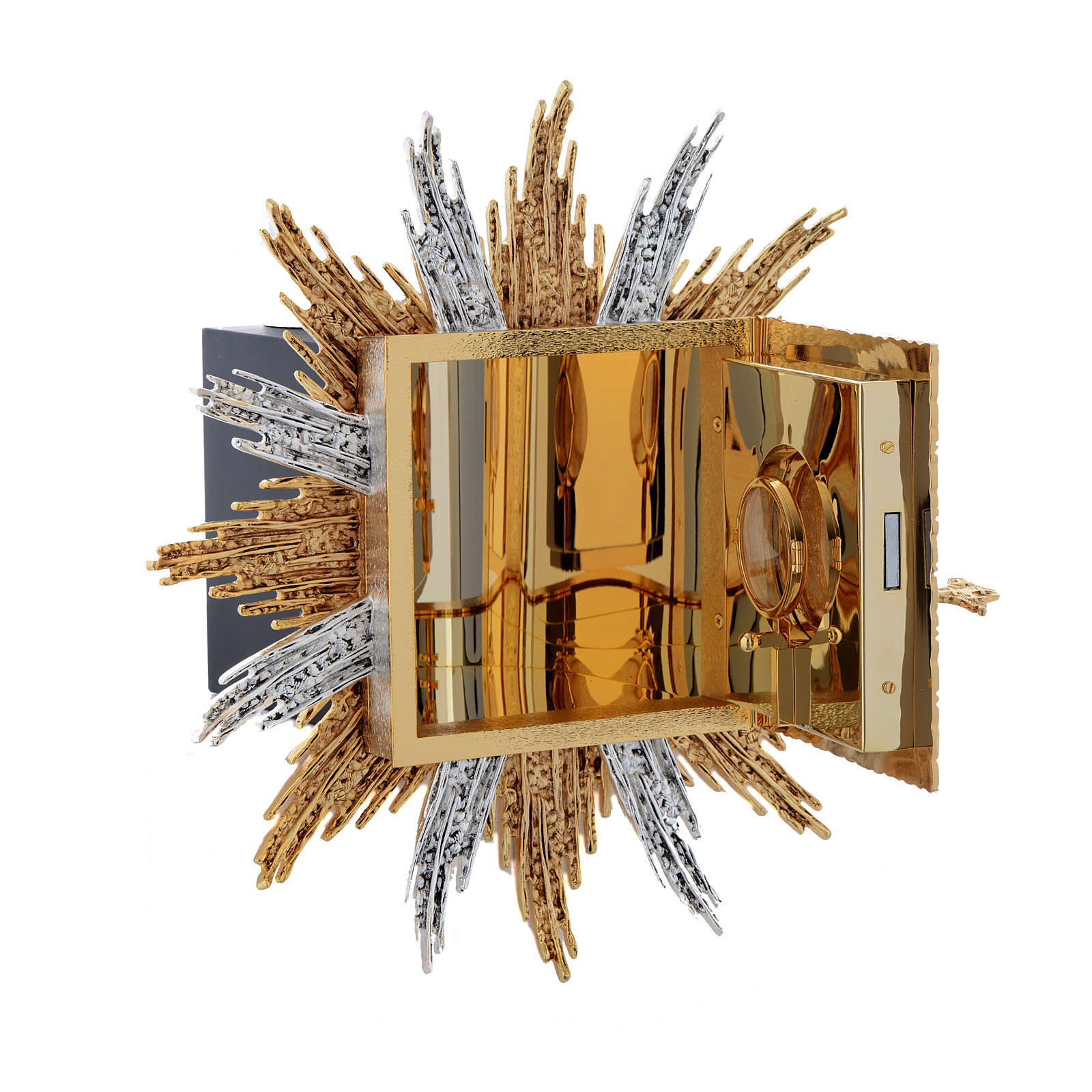 Wall tabernacle bicolor brass, JHS & rays online sales on