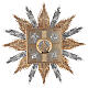 Tabernacle for wall gold/silver-plated brass, Evangelists symbols s1