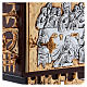 Wall tabernacle in wood & gold and silver-plated brass, Last Supper s5