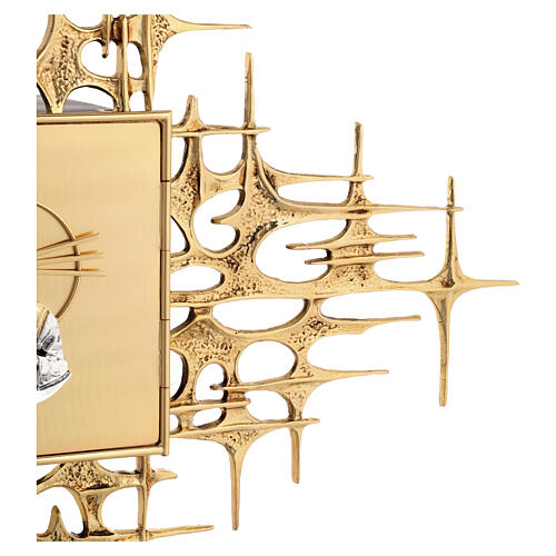 Sacrário de parede latão moldado dourado Jesus 5