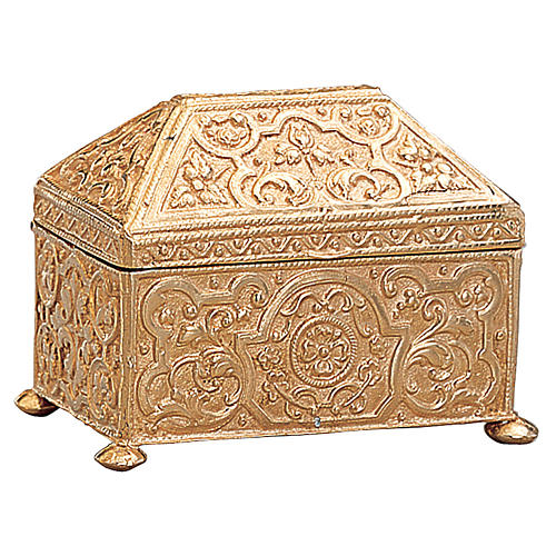 Boîte pour clés tabernacle laiton doré Molina 1