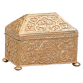 Box for tabernacle keys in golden brass, Molina
