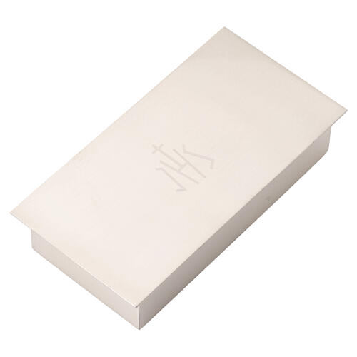 Scatola per chiavi tabernacolo ottone argentato JHS Molina 3