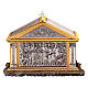 Tabernacle Molina style classique douze Apôtres laiton bicolore 60x72,4x40 cm s1