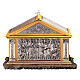 Classic Molina tabernacle Twelve Apostles bicolored brass 23 1/2x28 1/2x15 3/4 in s1