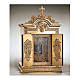 Tabernacle in golden brass, Resurrection and Ascension 86.5x53x54 cm Molina s2