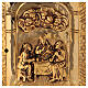 Last Supper tabernacle, wood with red marble finish s2