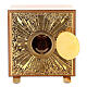 IHS tabernacle, exposition of Blessed Sacrament, gold plated shell s3